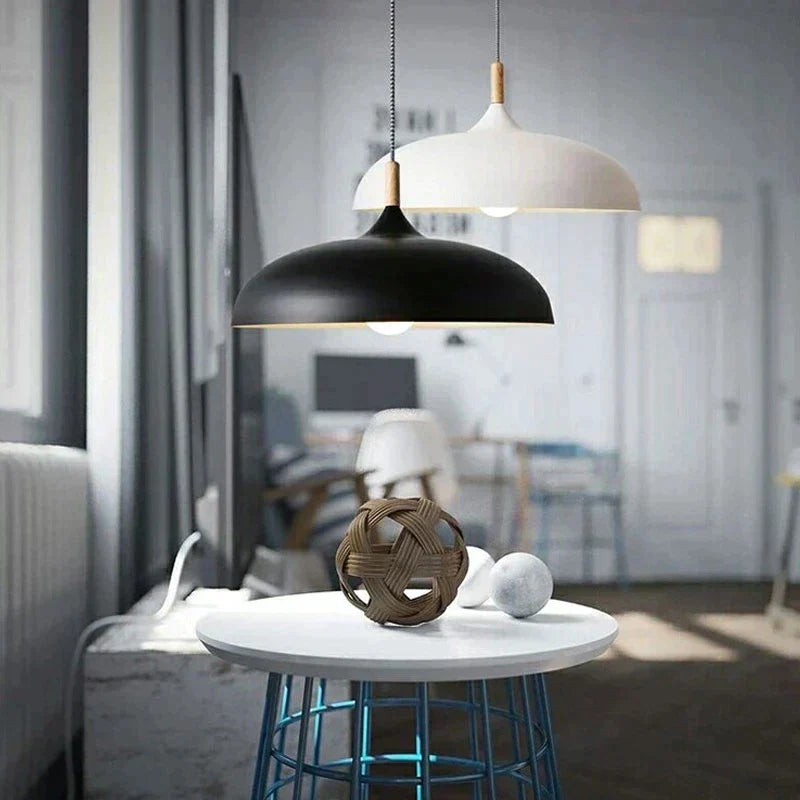 Country Style Wooden Pendant Light