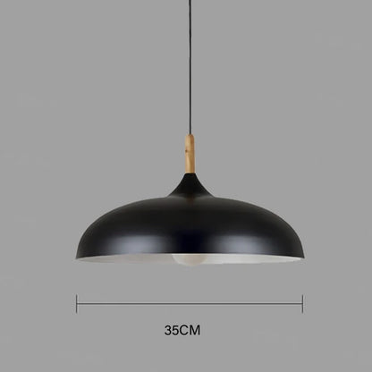 Farmhouse Style Wooden Pendant Lamp
