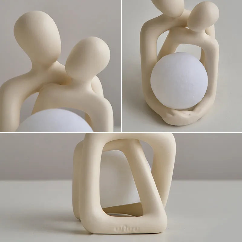 Beautiful Ceramic Table Lamp with Soft LED Glow