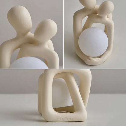 Beautiful Ceramic Table Lamp with Soft LED Glow