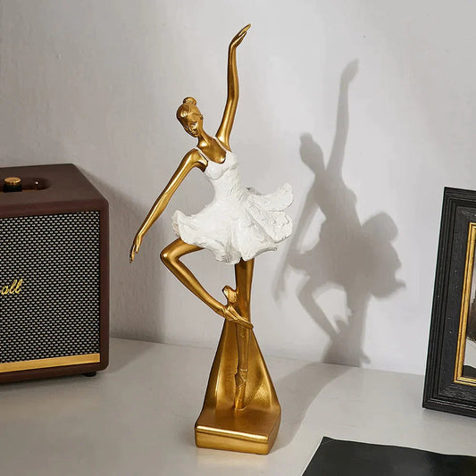 Beautiful Ballerina Figure Desk Ornament - Luxicro