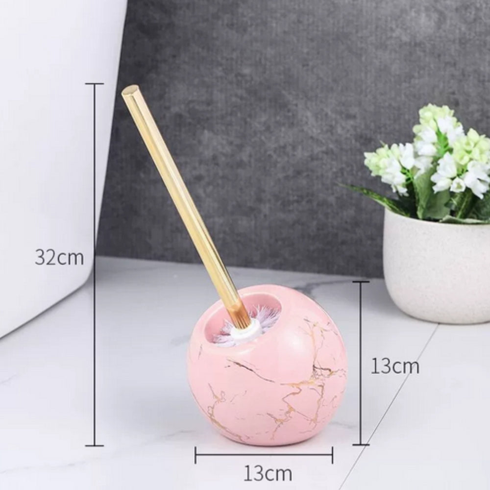 Modern White Ceramic Toilet Brush