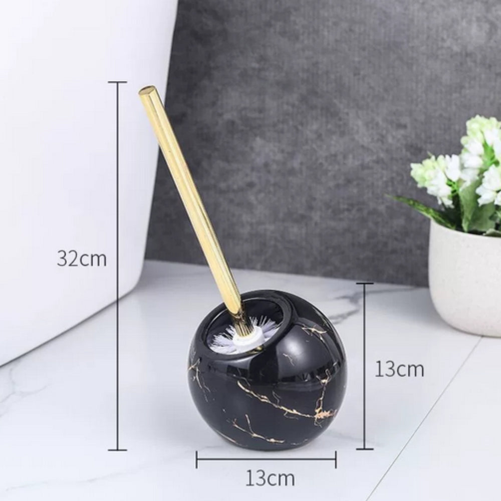 Modern White Ceramic Toilet Brush