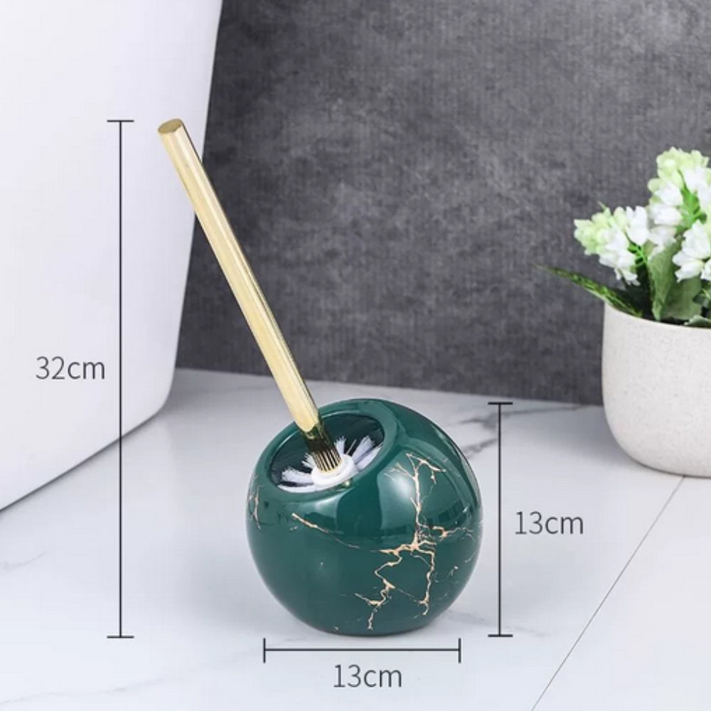 Modern White Ceramic Toilet Brush