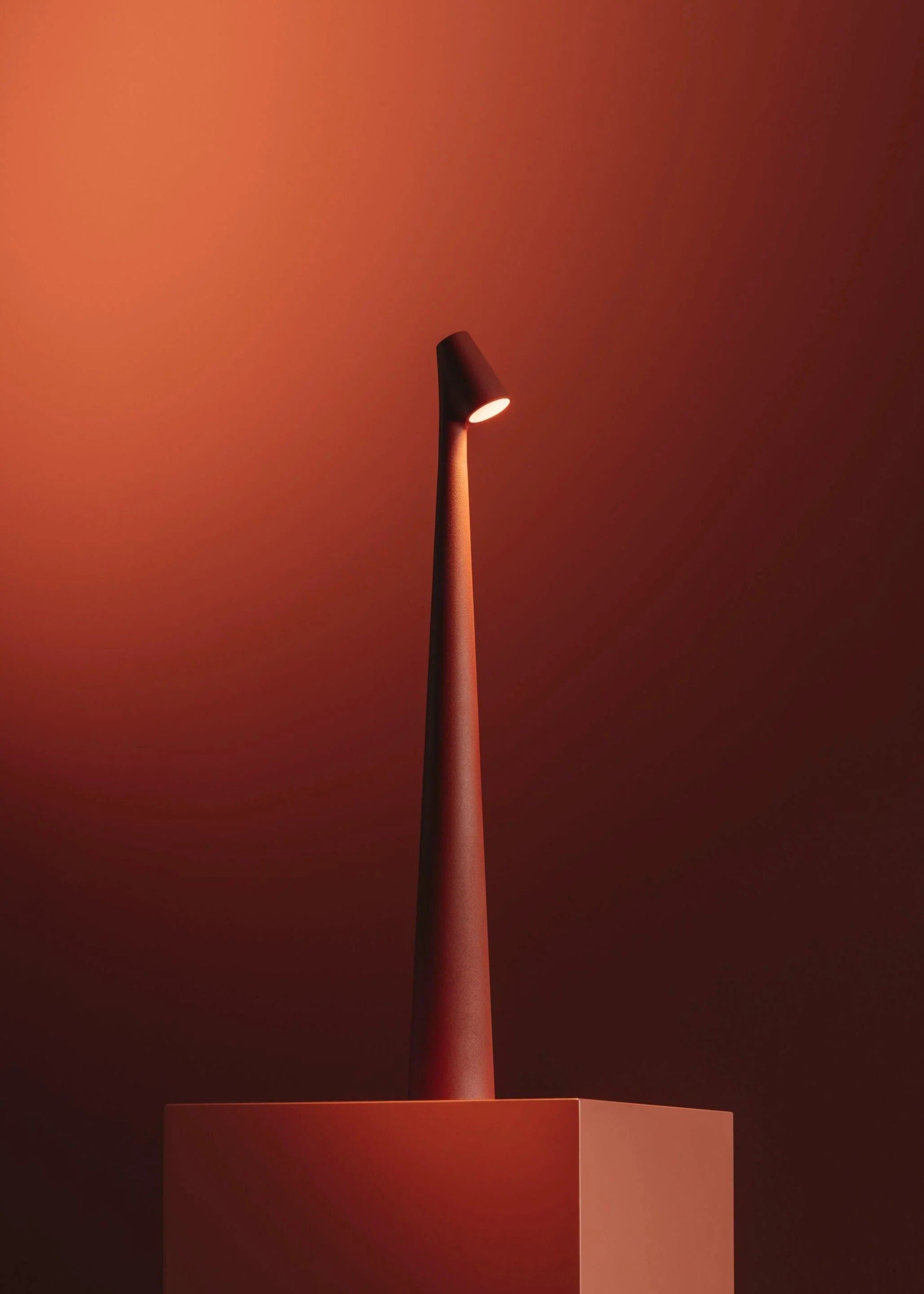Compact Rechargeable LED Desk Lamp with Touch Dimmer - Luxicro