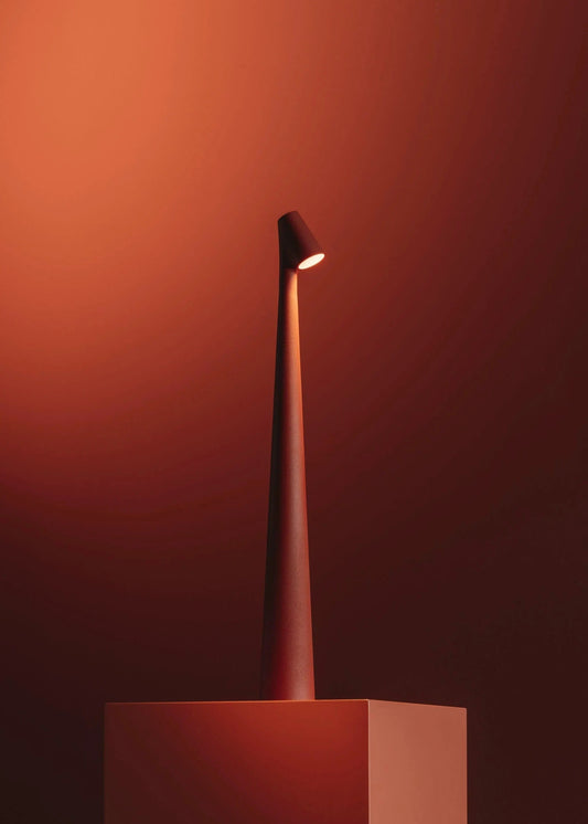 Compact Rechargeable LED Desk Lamp with Touch Dimmer - Luxicro