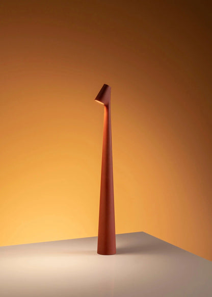 Compact Rechargeable LED Desk Lamp with Touch Dimmer
