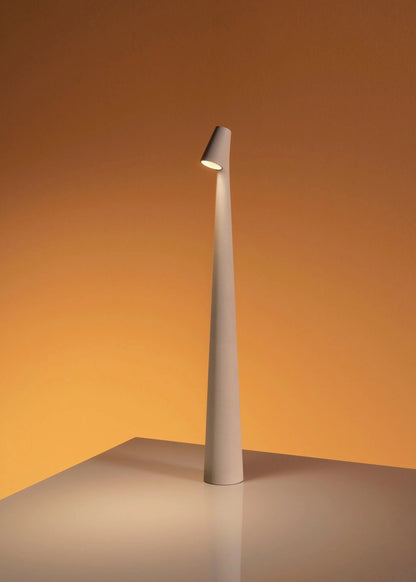 Compact Rechargeable LED Desk Lamp with Touch Dimmer