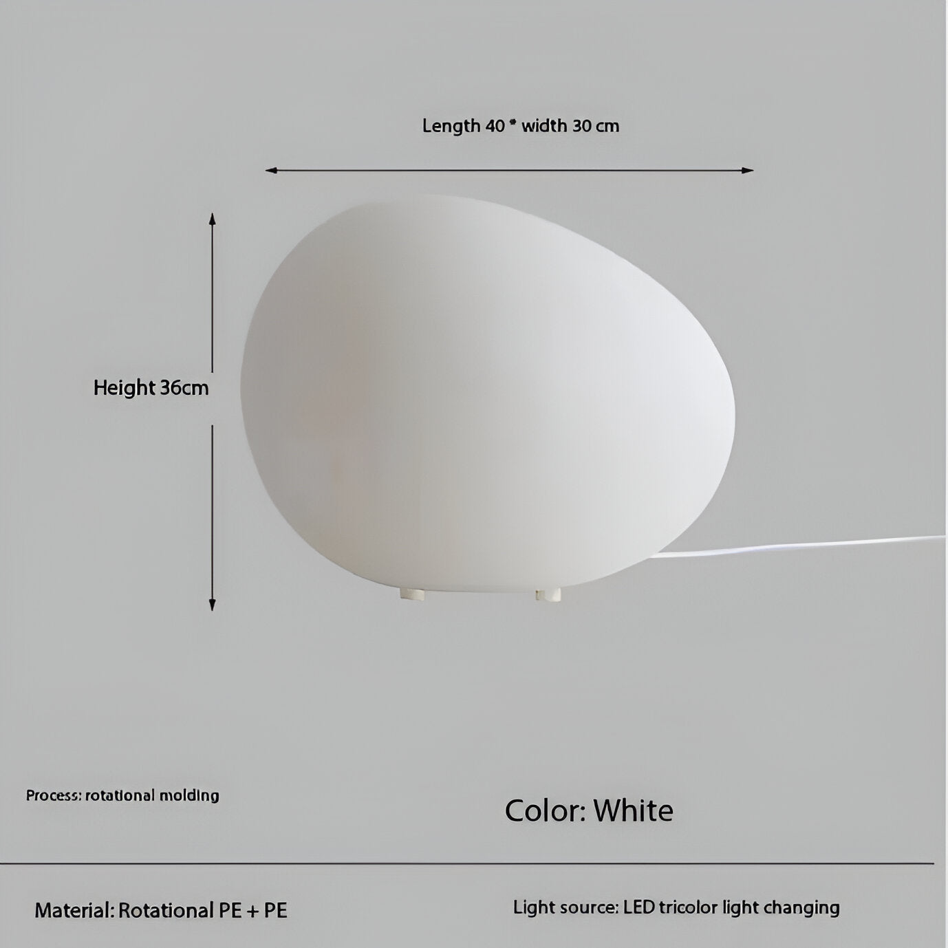 Simple Contemporary Metal Table Lamp