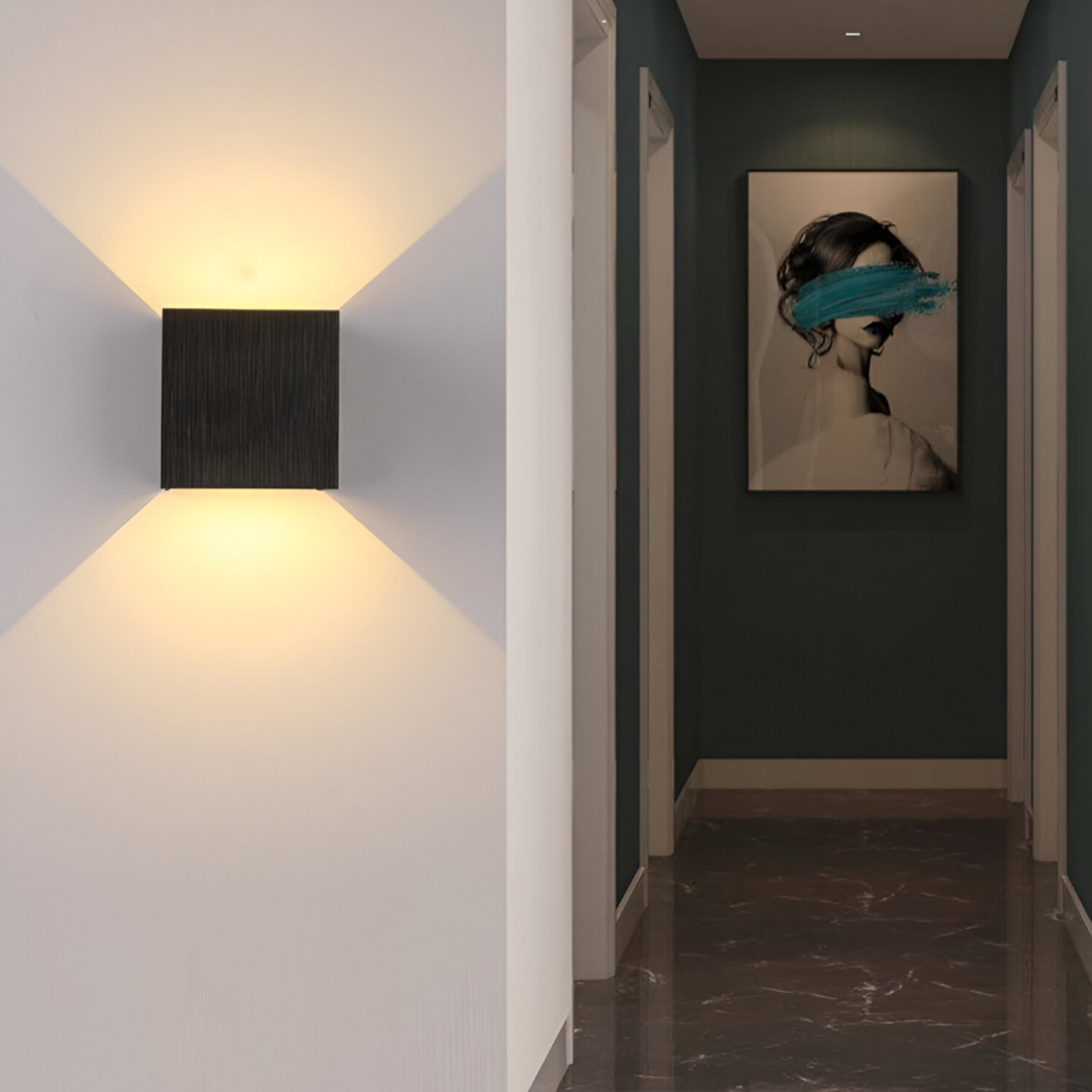Compact LED Plug in Light with USB Port