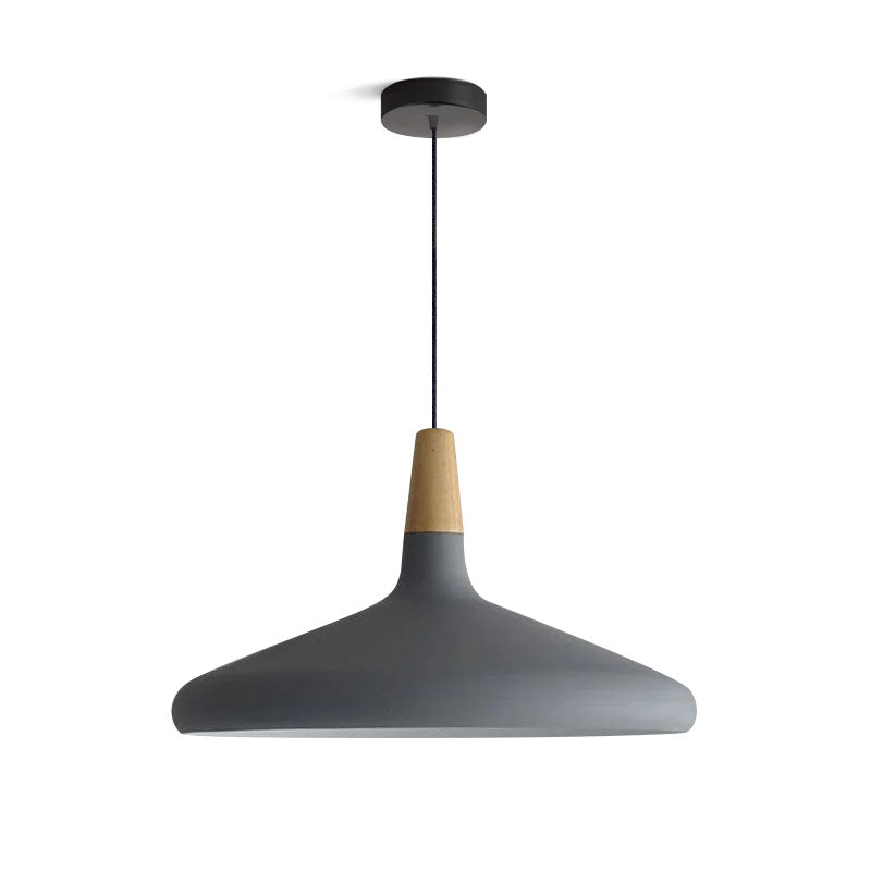 Simple Wooden Hanging Light Fixture for Home