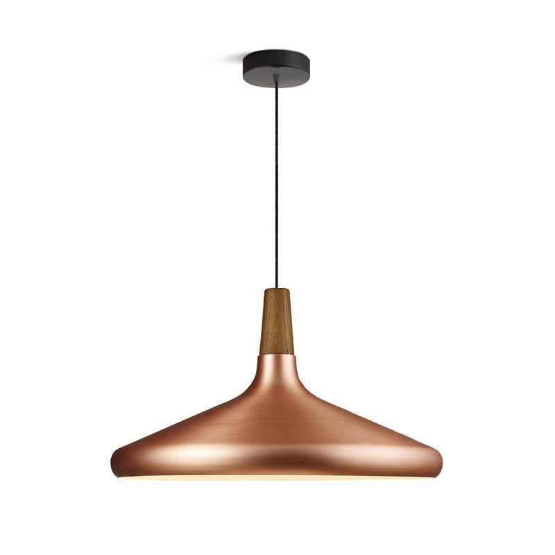 Simple Wooden Hanging Light Fixture for Home