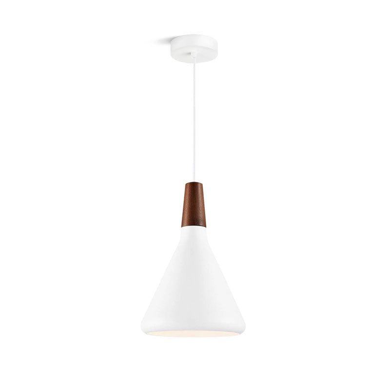 Simple Wooden Hanging Light Fixture for Home