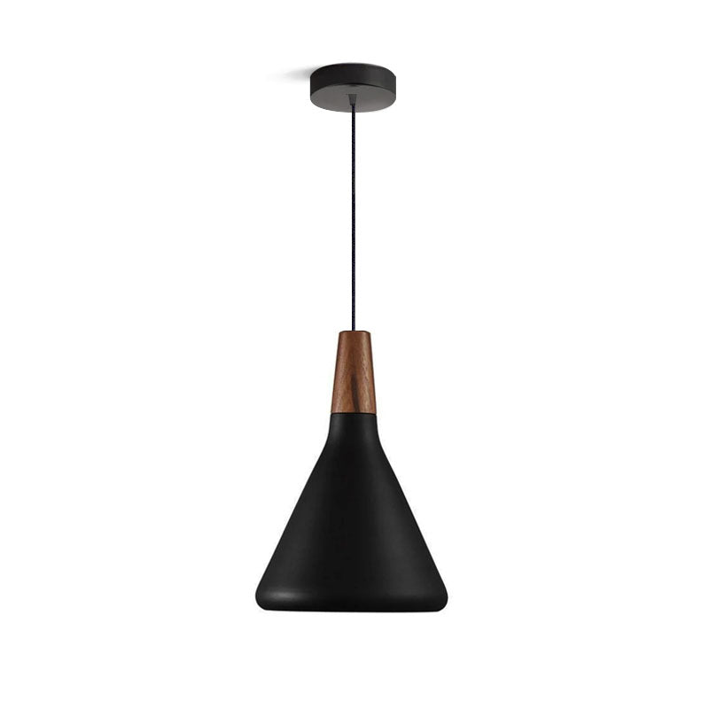 Simple Wooden Hanging Light Fixture for Home