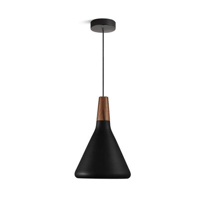 Simple Wooden Hanging Light Fixture for Home