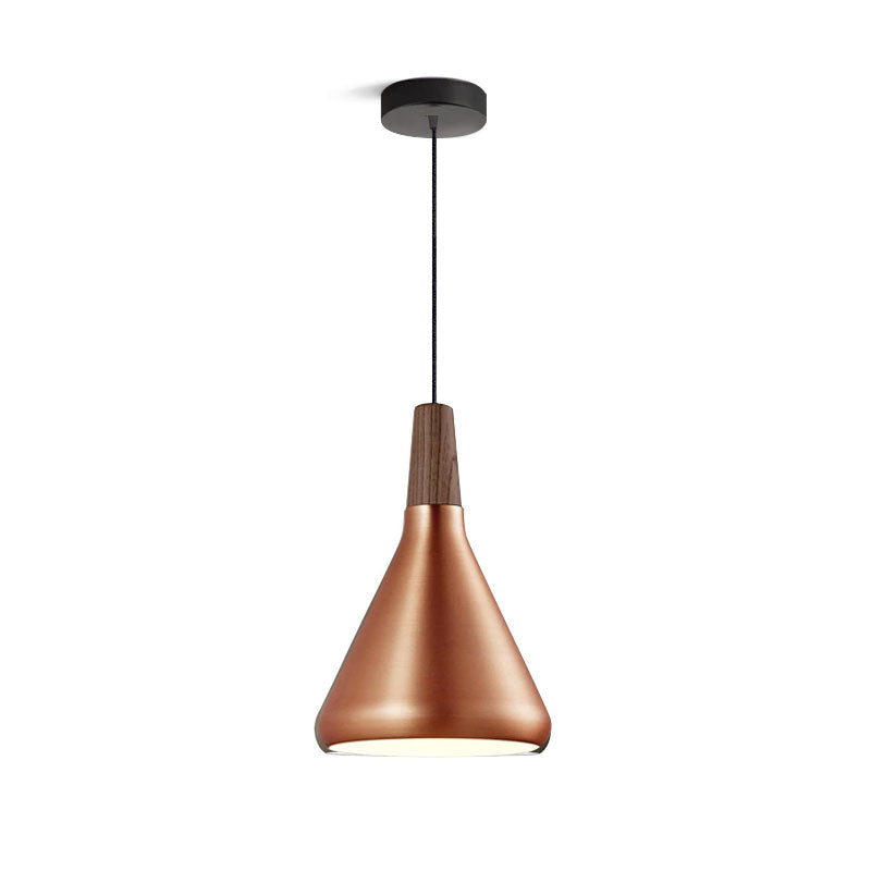 Simple Wooden Hanging Light Fixture for Home