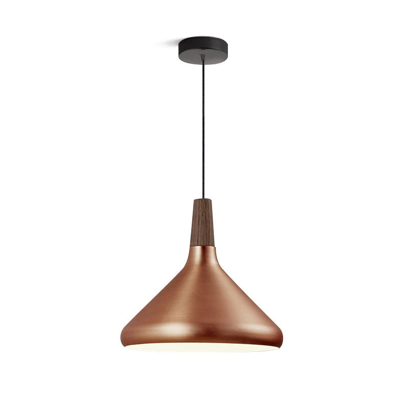 Simple Wooden Hanging Light Fixture for Home
