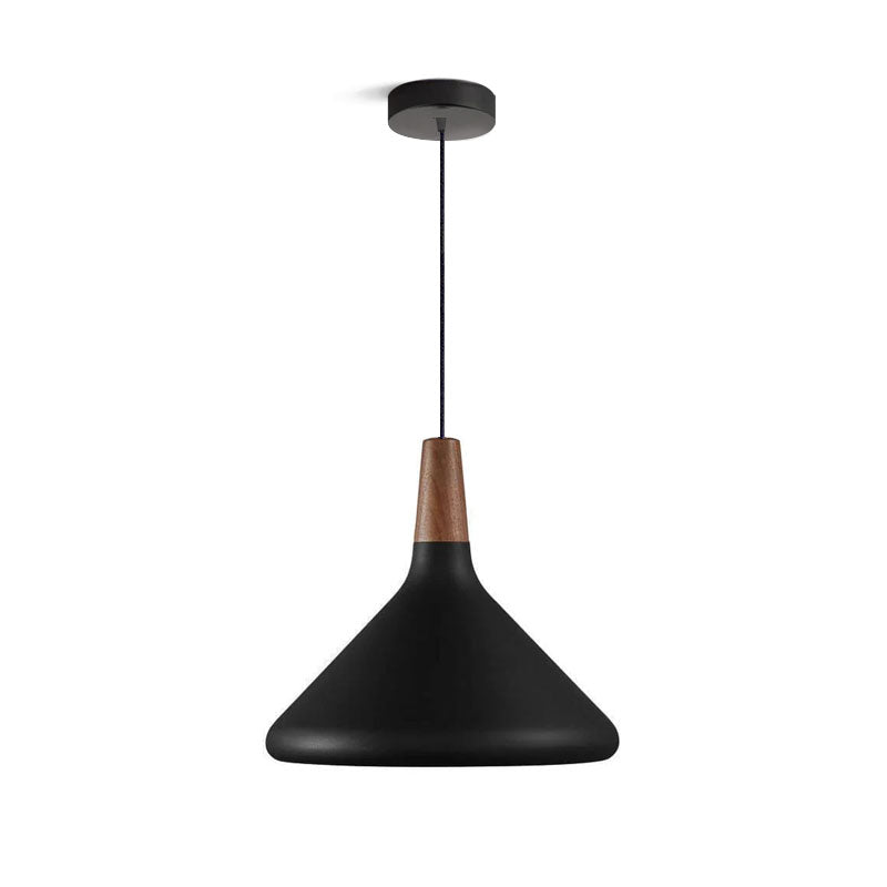 Simple Wooden Hanging Light Fixture for Home