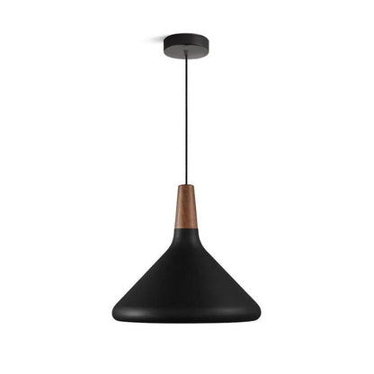 Simple Wooden Hanging Light Fixture for Home