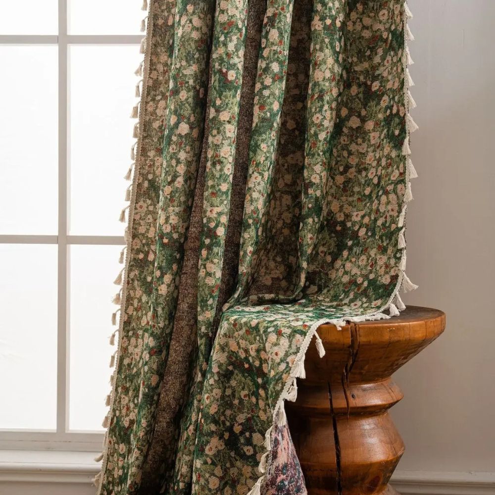 Beautiful Decorative Beaded Drapery Panel - Luxicro