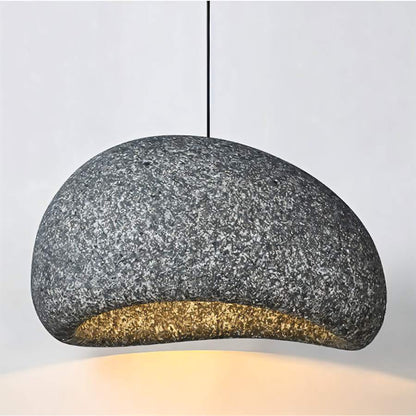 Warm Beige Glass Pendant Lamp