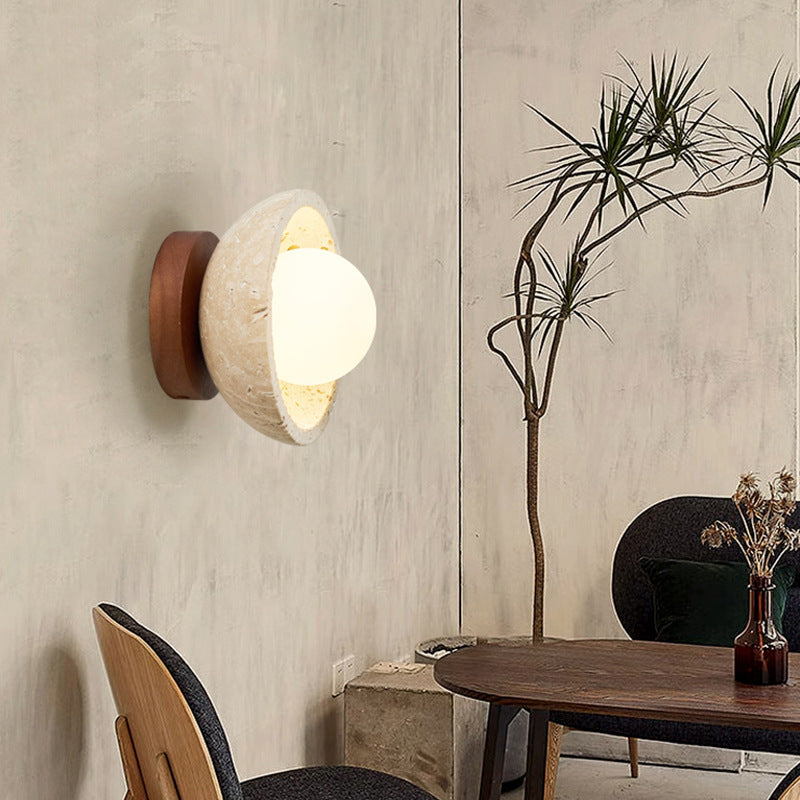 Classic Stone Effect LED Wall Lamp - Luxicro