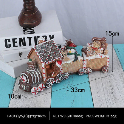 Small Christmas Tree Train Decoration