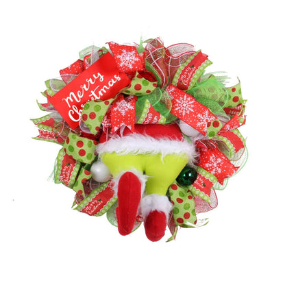 Fun Holiday Wreath Door Hanger Decoration
