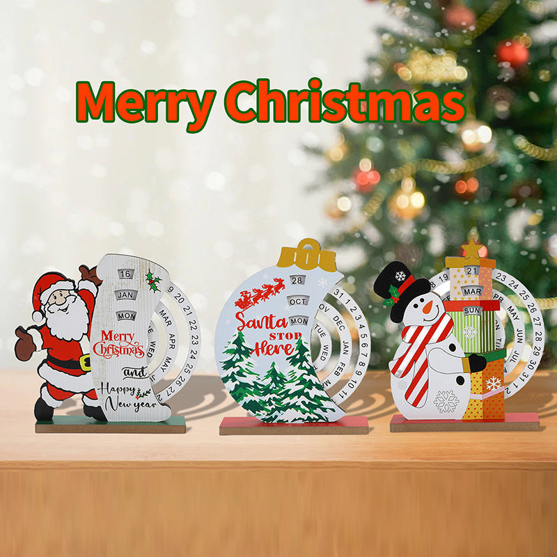 Holiday Wood Countdown Advent Calendar