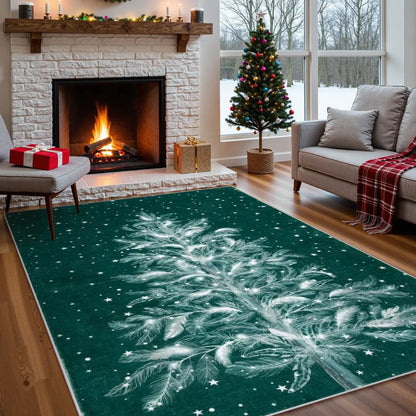 Soft Festive Holiday Area Rug