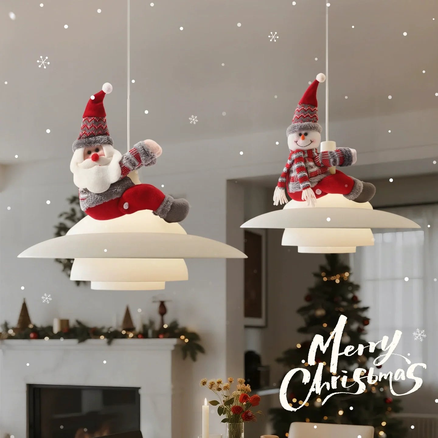 Bright Festive Santa Figure Decor