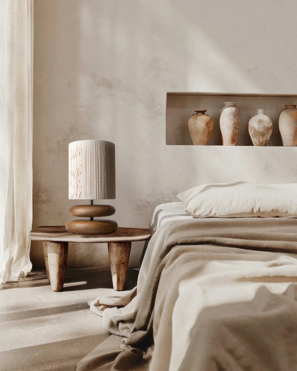 Calming Wooden Desk Lamp