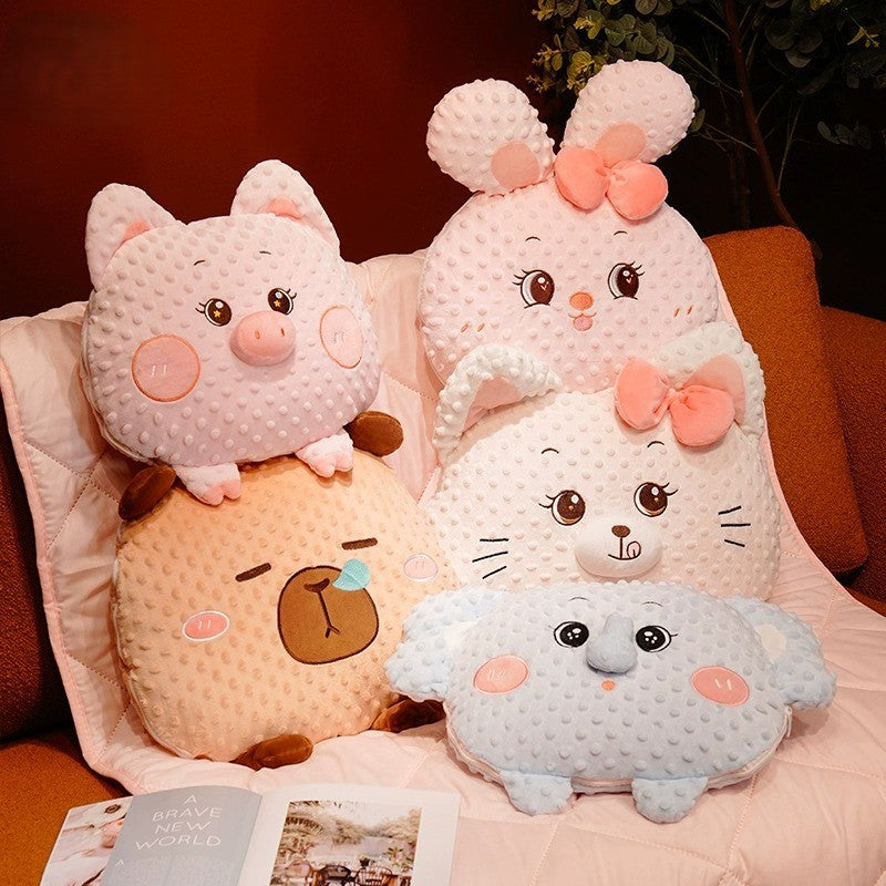 Cozy Plush Cartoon Throw Blanket