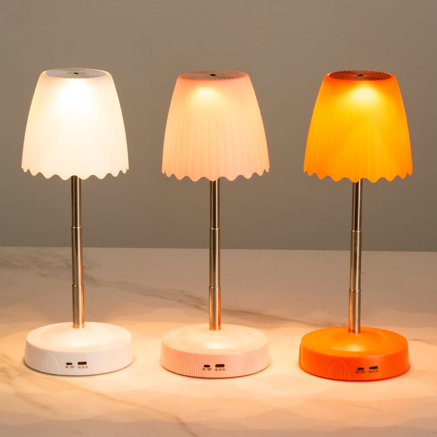 Compact USB Bedside Table Lamp