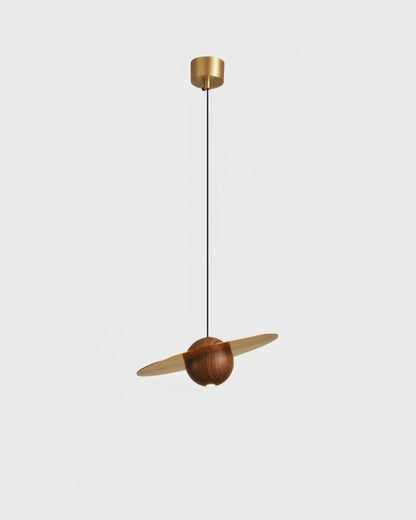 Vintage Brass Round Pendant Ceiling Light