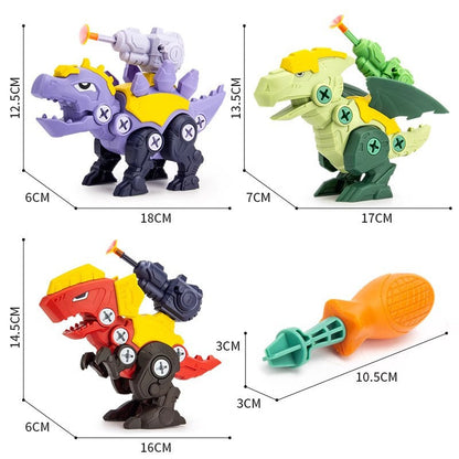 Fun Dino Toy Set with Suction Blaster