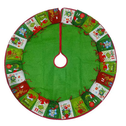 Fun Holiday Tree Skirt Gift Storage Bag