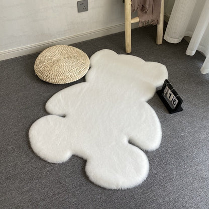 Cozy Teddy Bear Area Rug – Plush Floor Mat for Kids