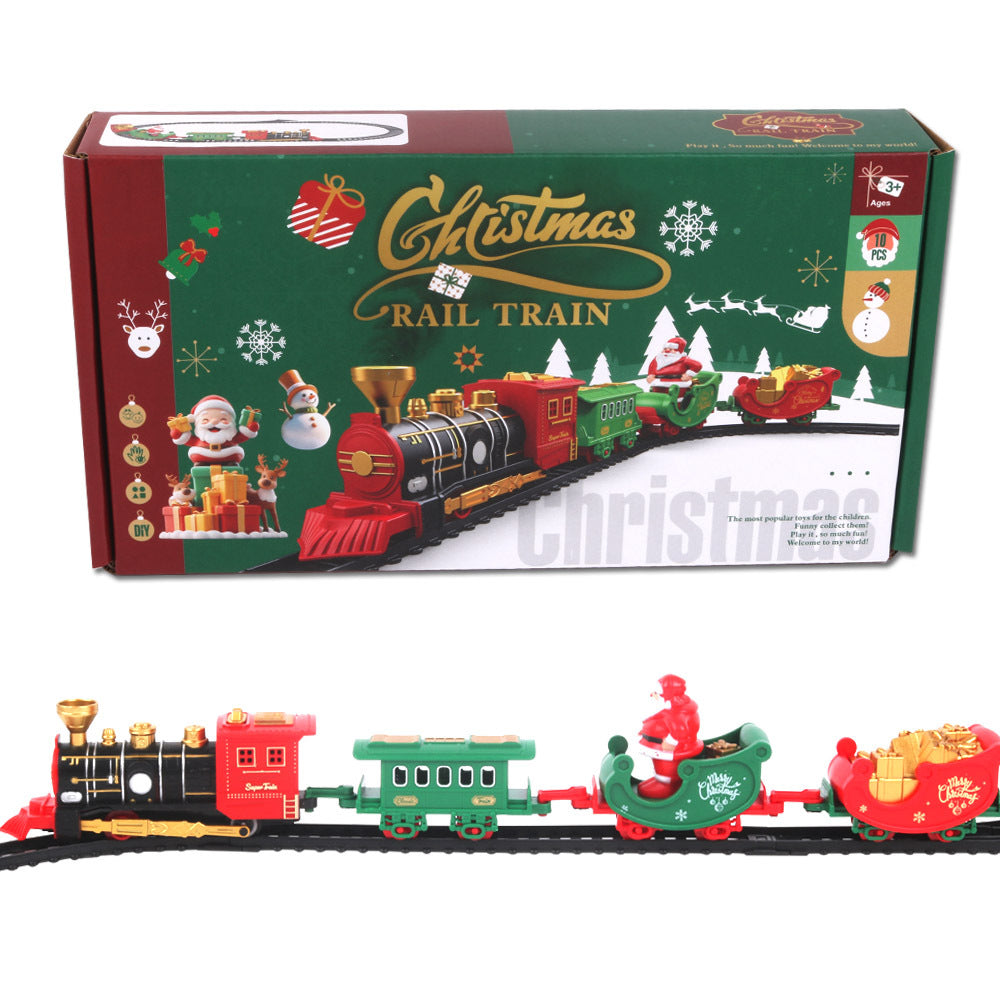 Small Battery Powered Holiday Train Set
