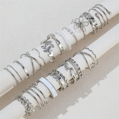 Trendy 22 Piece Ring Jewelry Set