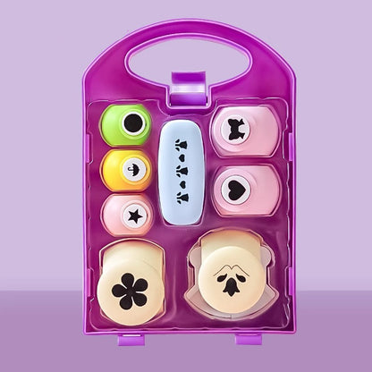 Child Friendly Craft Scissors and Punch Kit