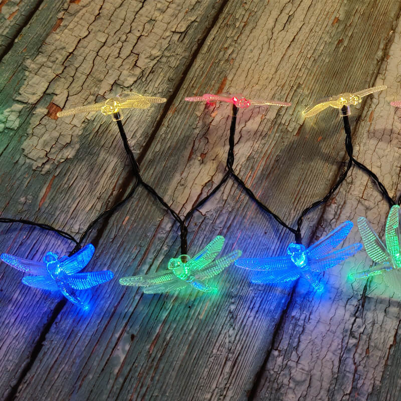 Vibrant Outdoor Solar String Garden Lights