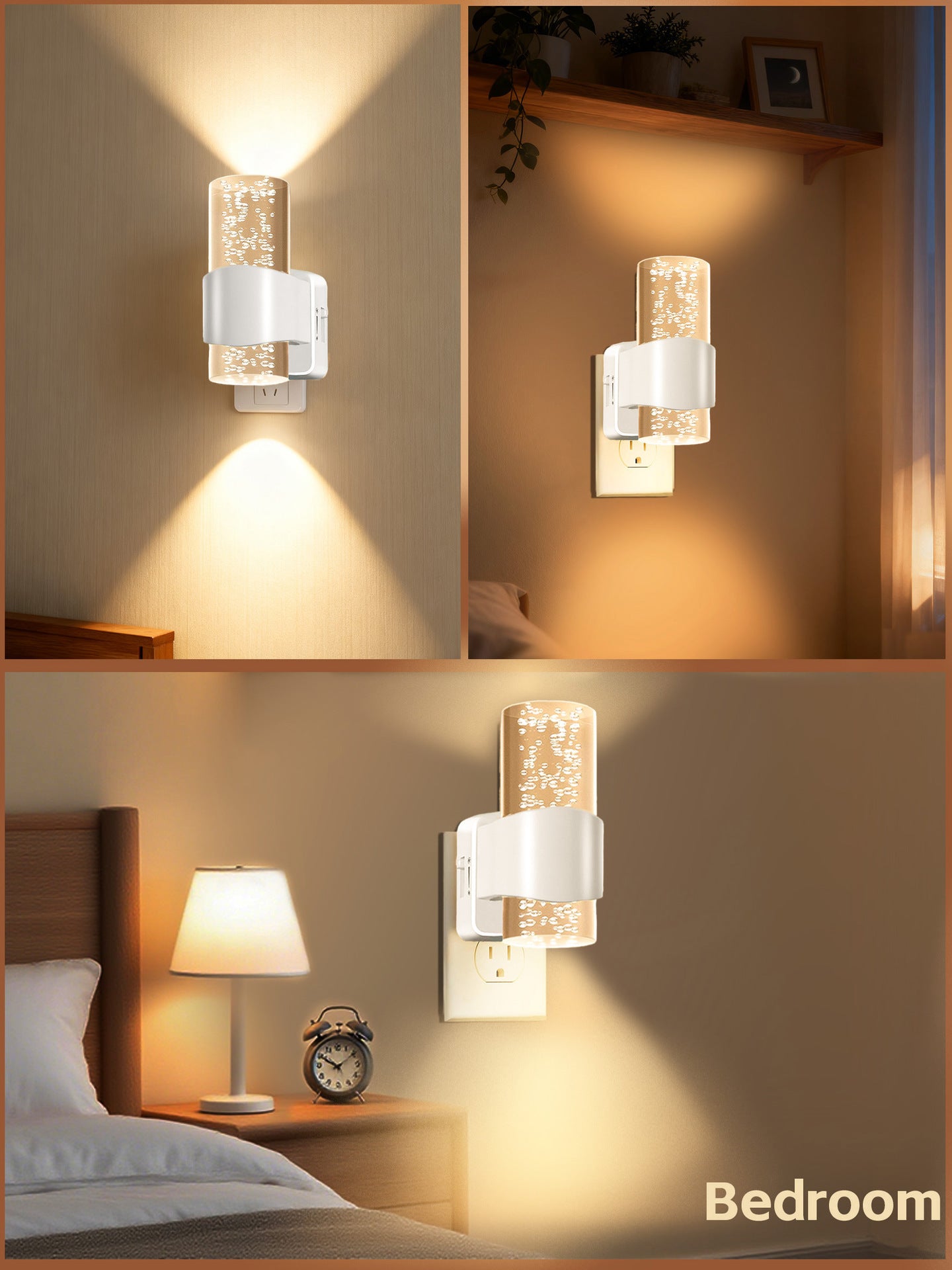 Dimmable LED Bedroom Night Light Lamp