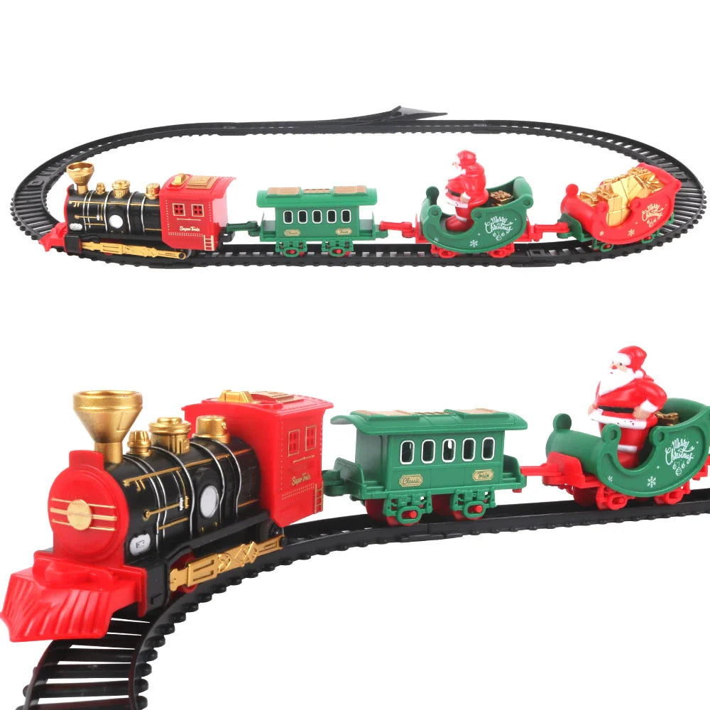 Small Battery Powered Holiday Train Set