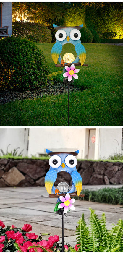 Bright Outdoor Solar Powered Owl Lamp - Luxicro