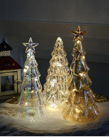 Tiny Glittering Christmas Tree Ornament