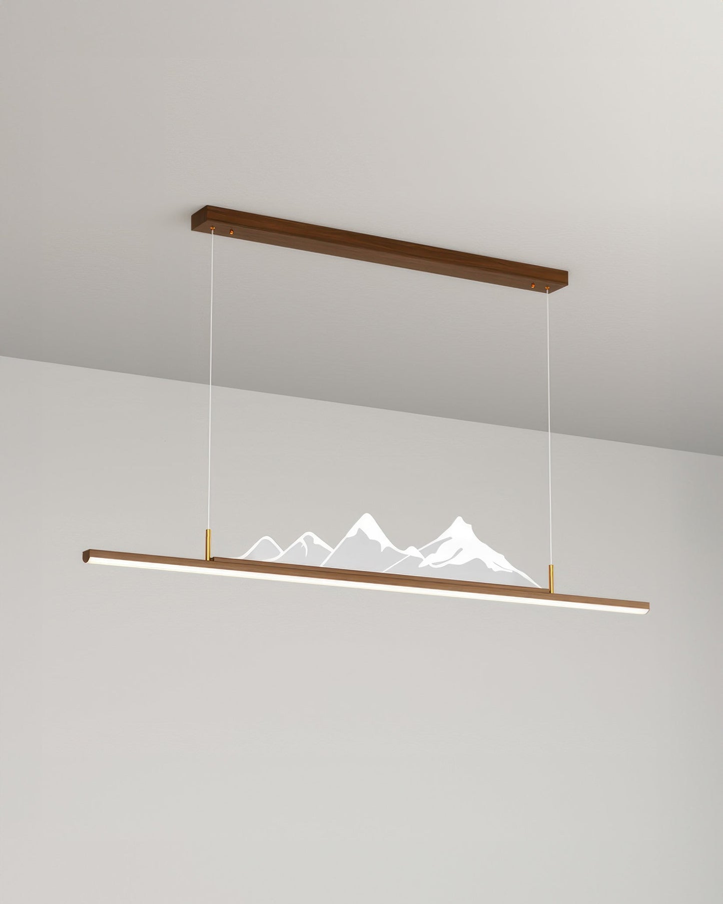 Natural Wood Japanese Pendant Lamp for Serene Homes