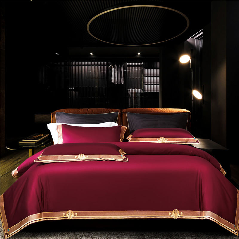 Decorative Patterned Luxury Cotton Bed Sheet Set