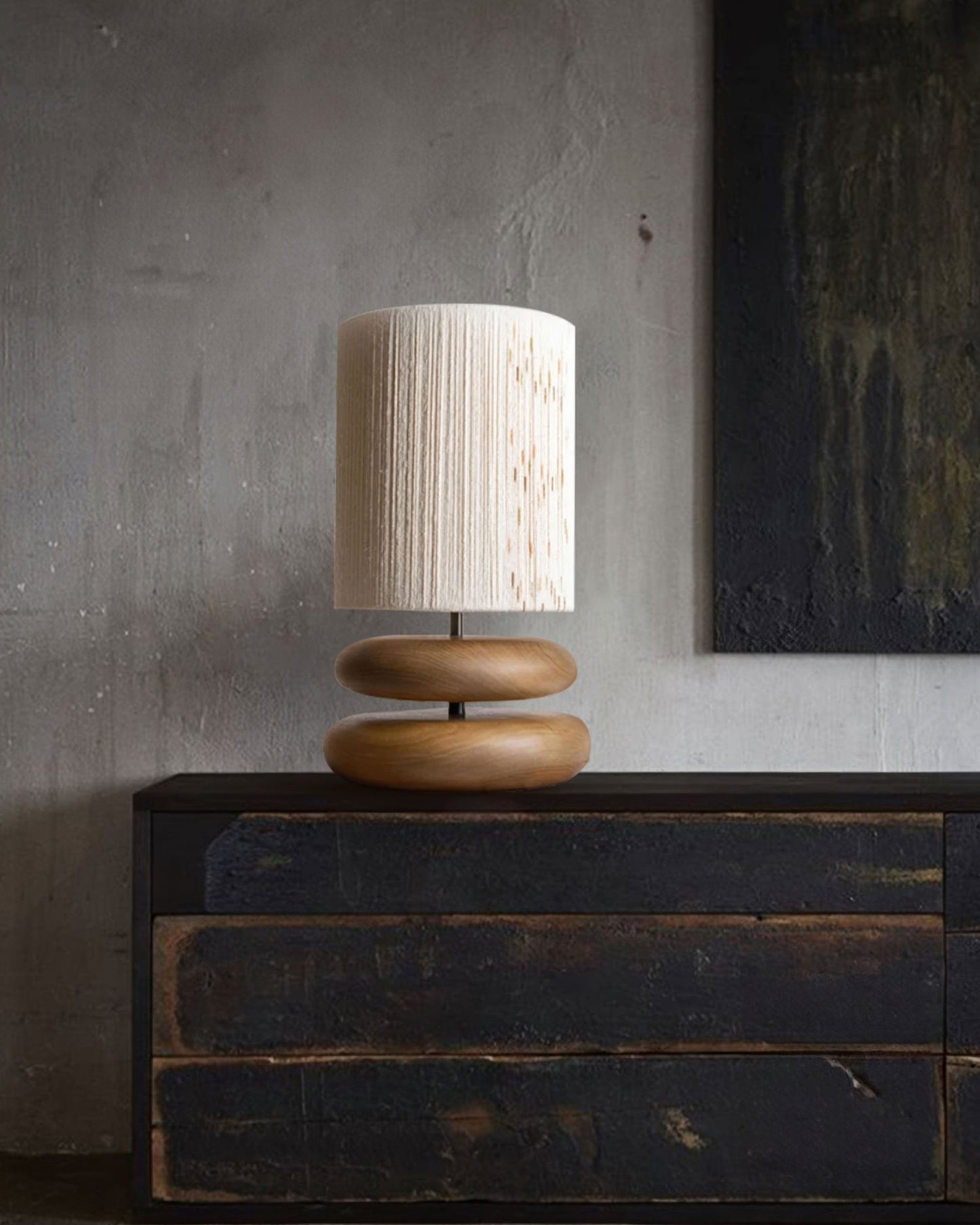 Calming Wooden Desk Lamp