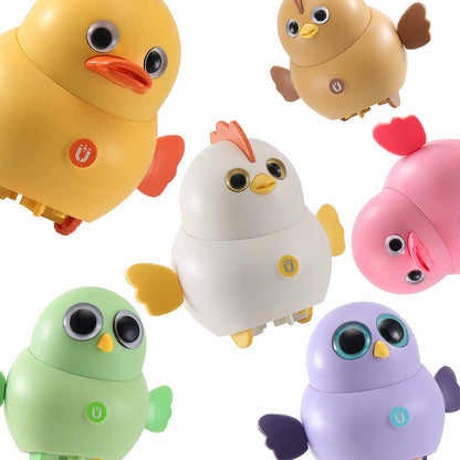 Cute Playful Bouncy Chicken Figure